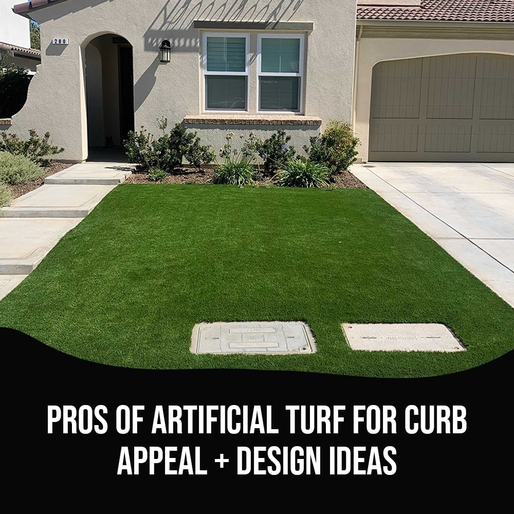 Pros of Artificial Turf for Curb Appeal + Design Ideas